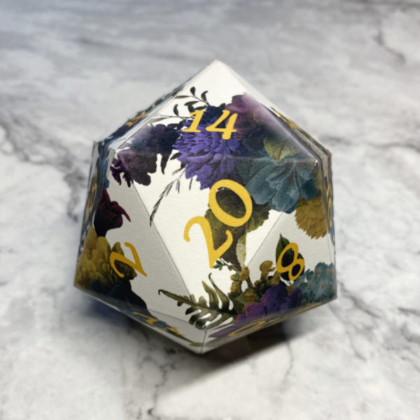 Light Muted Floral Printable D20 - Image 2